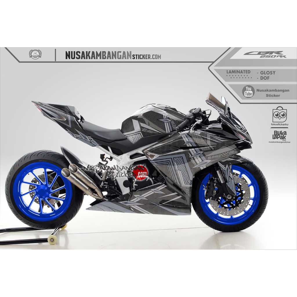 Decal CBR 250 RR – Black Panther