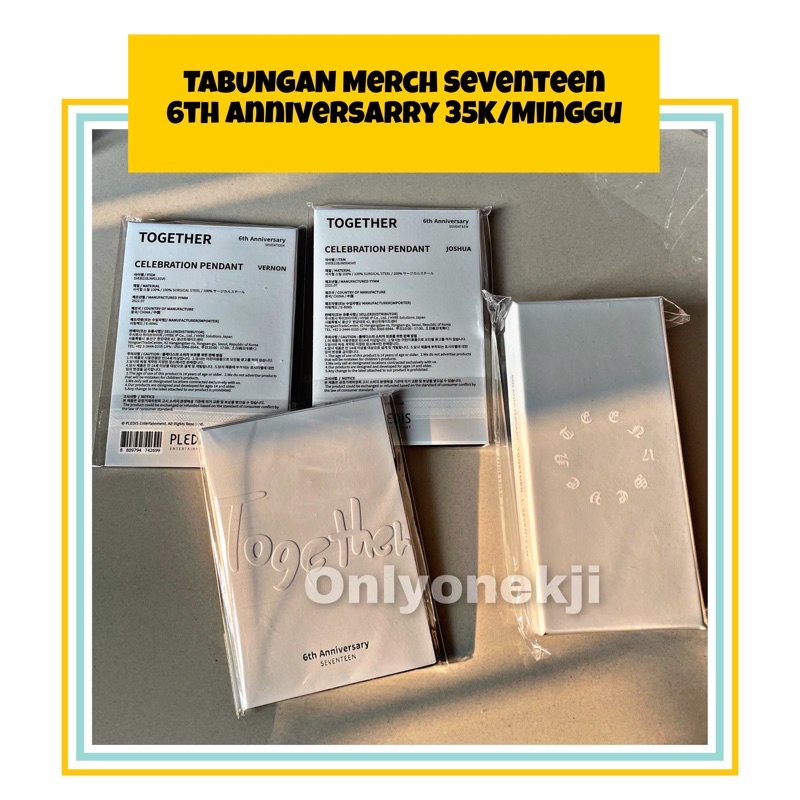 [CLOSED] Merch SEVENTEEN 6th Anniversary
