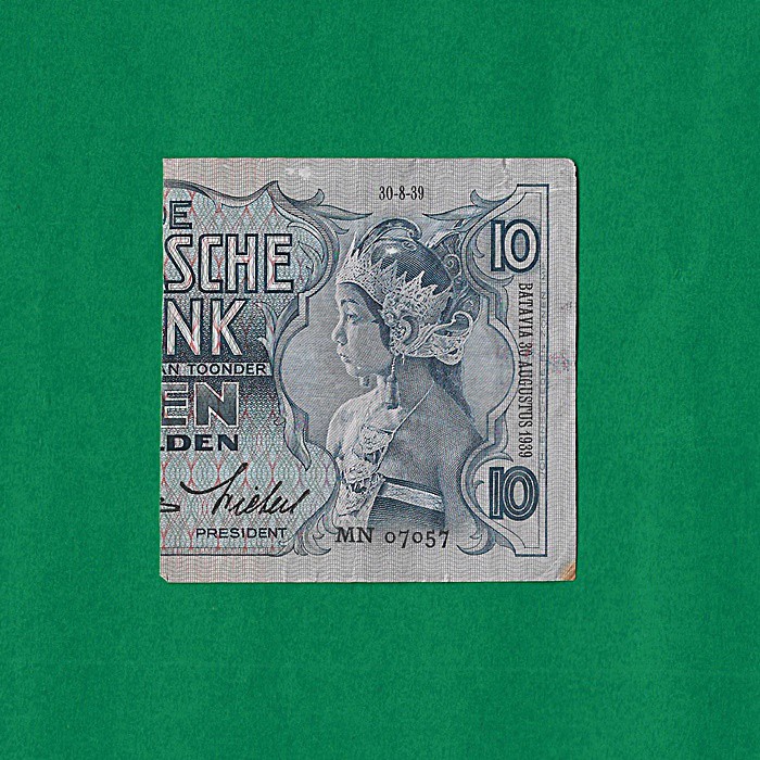 UK276 UANG KUNO INDONESIA ASLI 10 GULDEN/RUPIAH TAHUN 1939 SERI WAYANG KOLEKSI UANG LAMA BELANDA