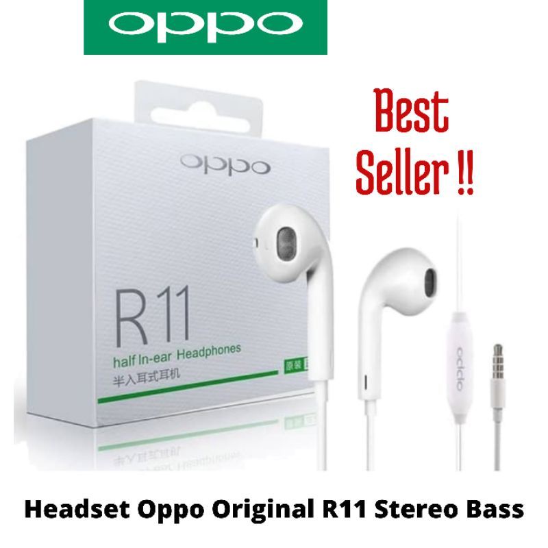 Headset Handsfree Earphone Oppo ORIGINAL Oppo A16 A16K A15 A15S A12S A12