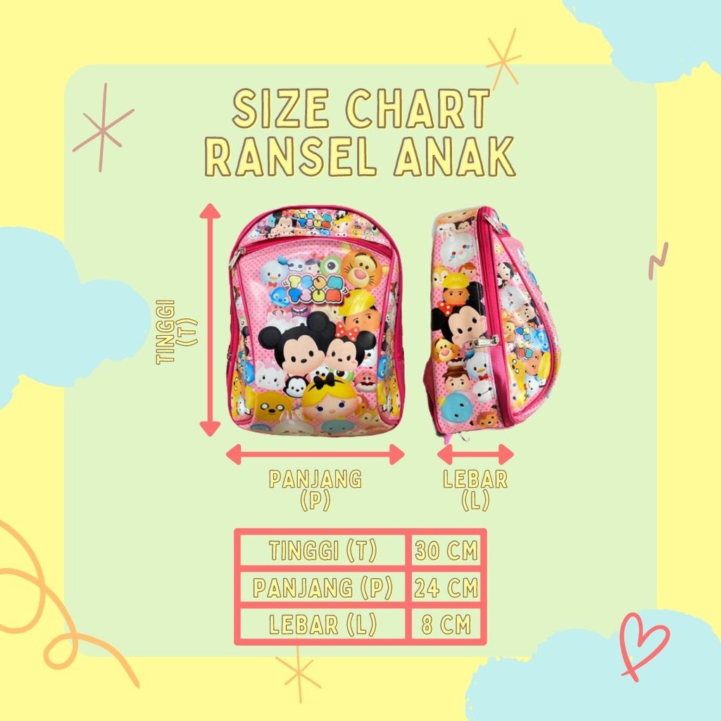 TOKOGROSIRAN.ID - TAS RANSEL ANAK TAS RANSEL ANAK SEKOLAH PAUD KARAKTER COWOK BUS