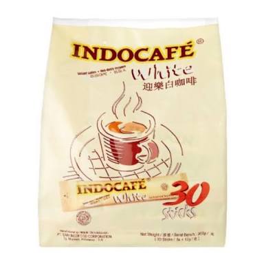 TERBARU Indocafe White / Indocafe White 30sachet (Kopi Krimer Tanpa Gula)