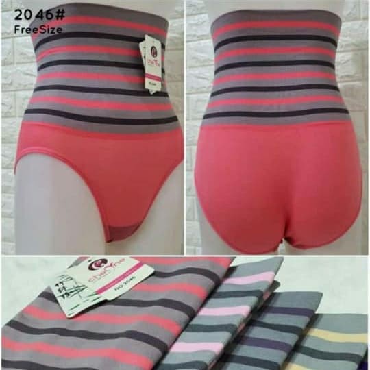 CD SEMI KORSET / CD KORSET STRIP 2046 PREMIUM Celana Dalam Korset Salur Import Allsize