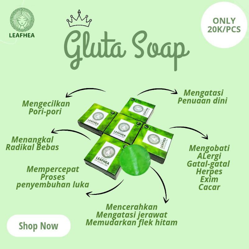 Leafhea gluta soap