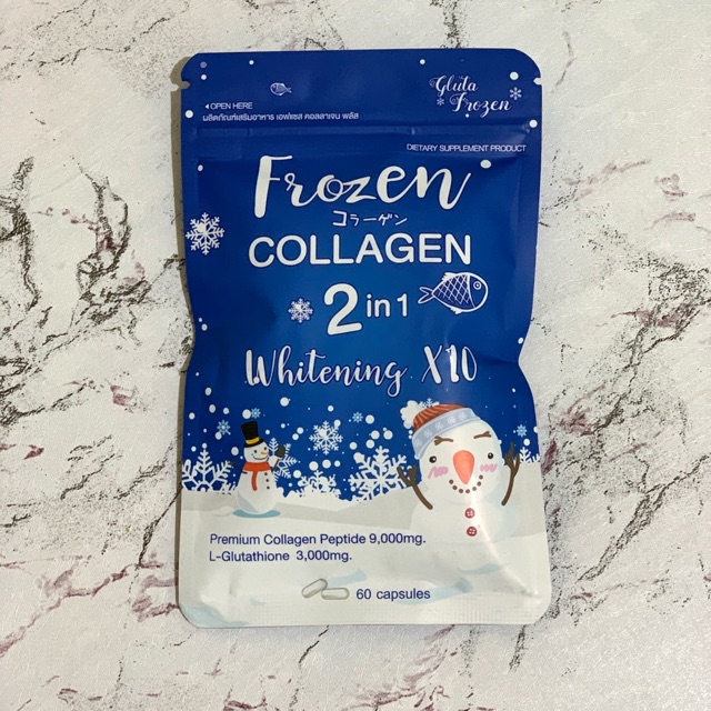 Frozen collagen 2in1 Whitening X10