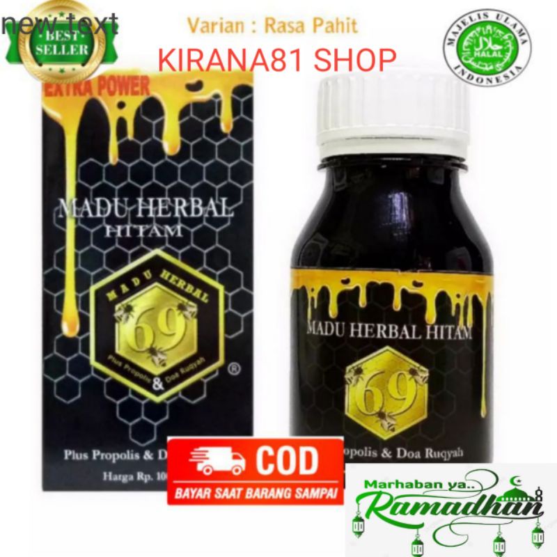 MADU HITAM Pahit herbal 69 plus propolis