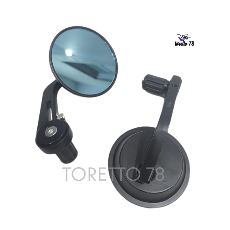 Spion Jalu Retro Bulat Bar End Miror Model Rizoma NMAX Spion Jalu