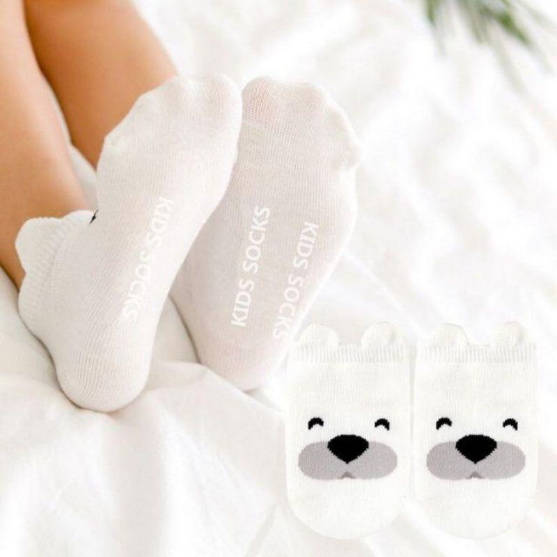 Baby Prewalker Shoes Socks Anti Slip Kaos Kaki Anak Bayi CUTE ANIMAL 3D Impor.