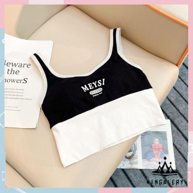 LC824 WINGALERY Tanktop Sexy Wanita Pakaian Dalam Atasan Tanpa Lengan