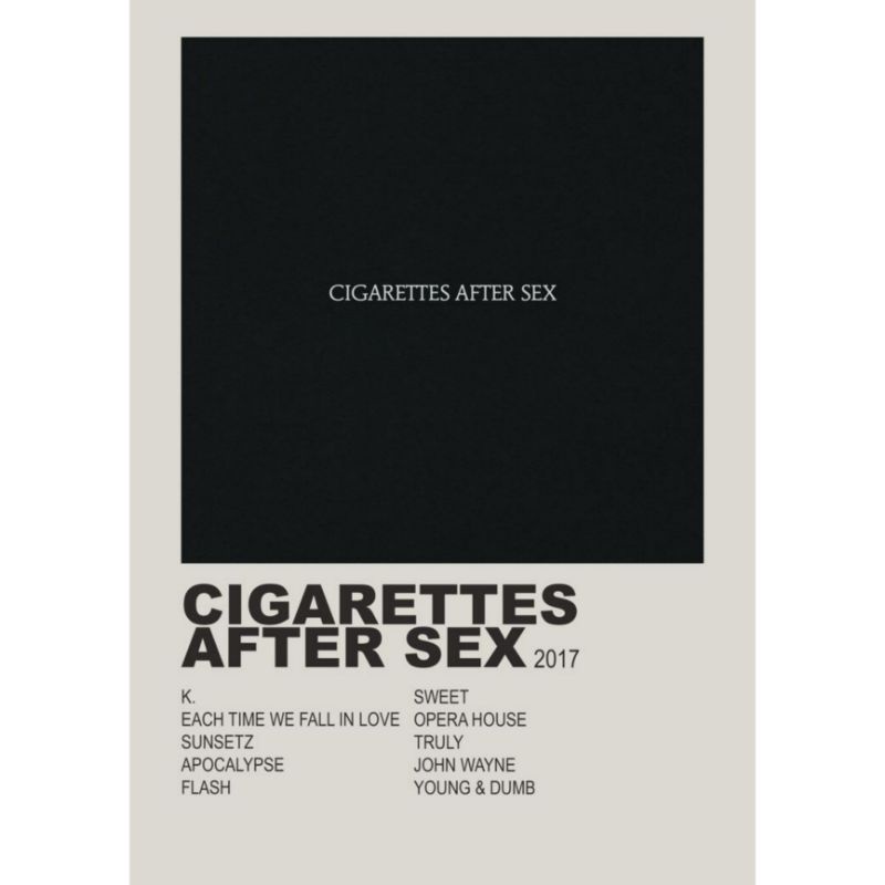 Jual Poster Album Cigarettes After Sex Shopee Indonesia