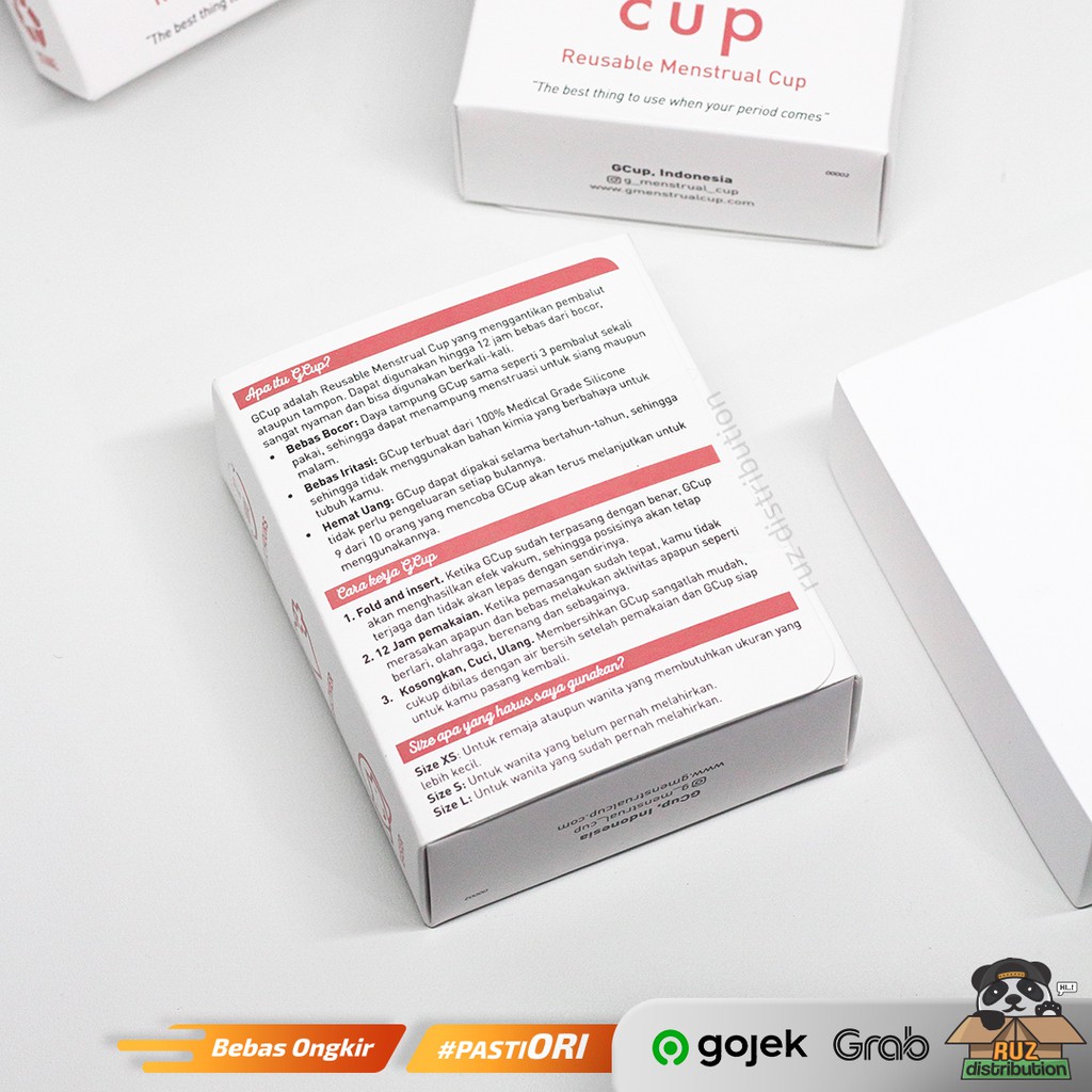 G cup - Girls Menstrual Cup - Reusable - Gcup