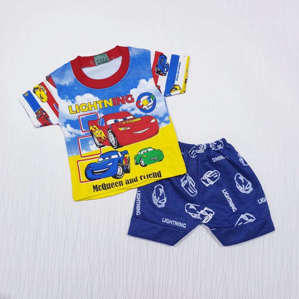 Baju Bayi / Piyama anak laki / Setelan Oblong Anak 0-12 Bulan / Setelan Anak Katun