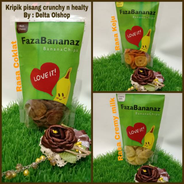 

✓Kripik PISANG✓ Fazabananaz crunchy n healthy bikin nagih (100gr)