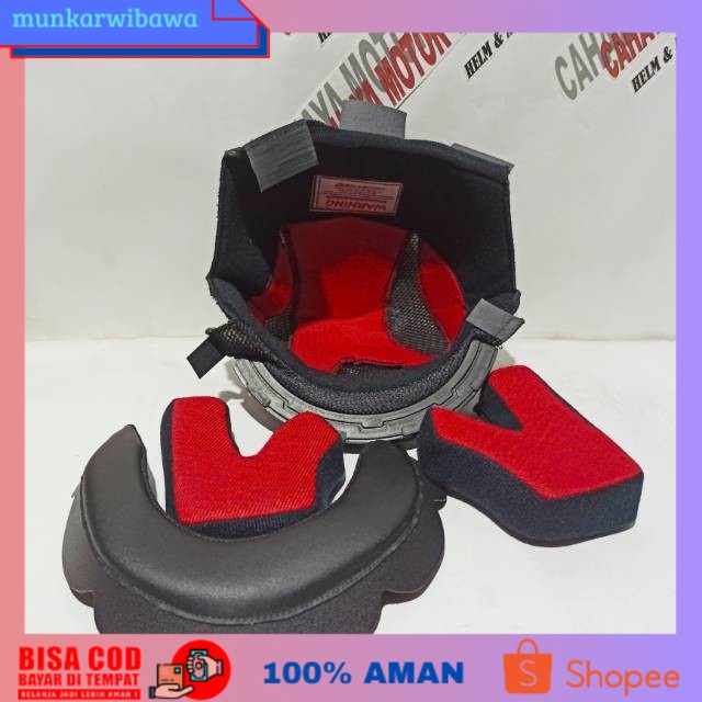 (BISA COD) OTOMOTIF AKSESORIS PENGENDARA MOTOR BUSA HELM NHK GP1000 FULSET