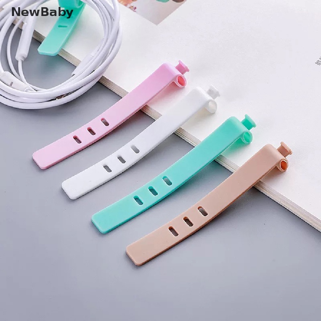 Newbaby 4Pcs Penggulung Kabel Bahan Silikon