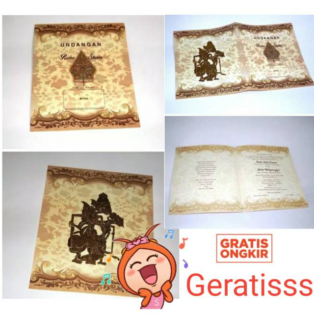 Undangan pernikahan | erba w-1802 | cetak undangan murah