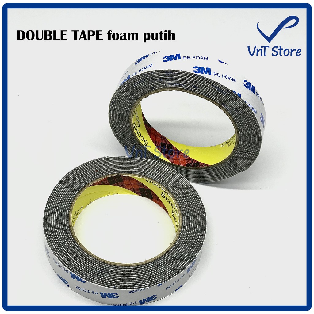 

Double Tape 3M FOAM Selotip Busa / Perekat Mobil Motor 3M