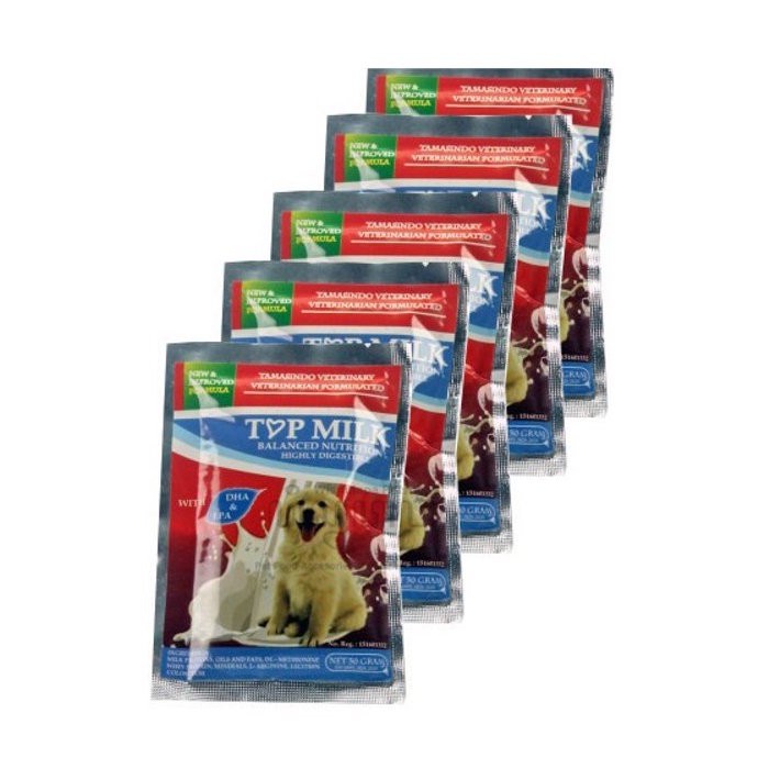 Susu Anjing Top Milk 50gr Topmilk Dog Anak Puppy Highly Digestible 50g