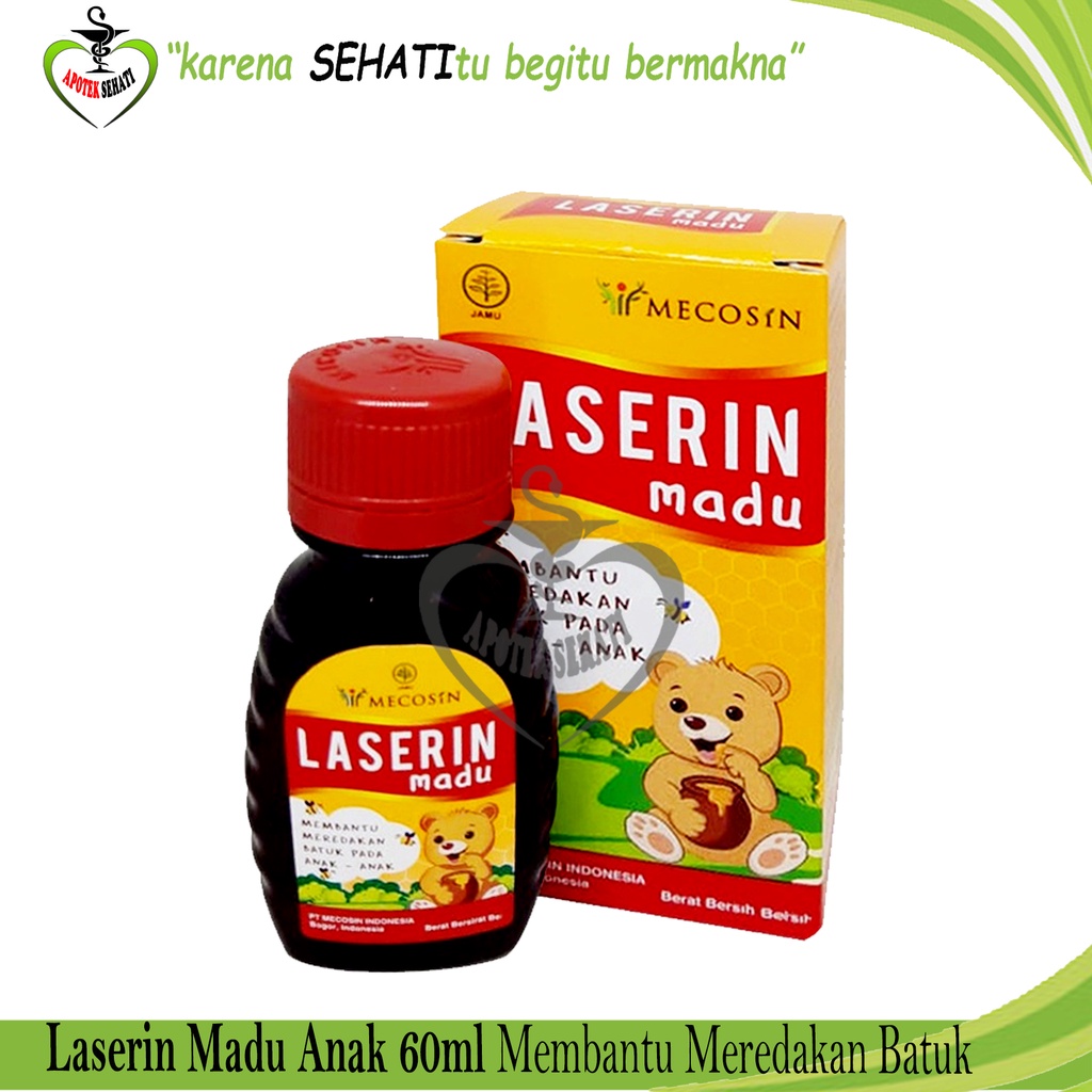 Laserin Madu Obat Herbal Meredakan Batuk Sirup Anak