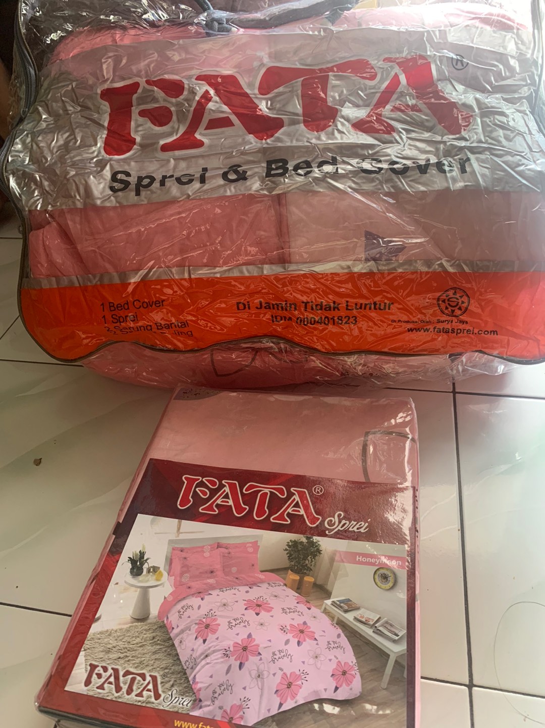 Bedcover Set King Fata Honeymoon 180x200 Cm