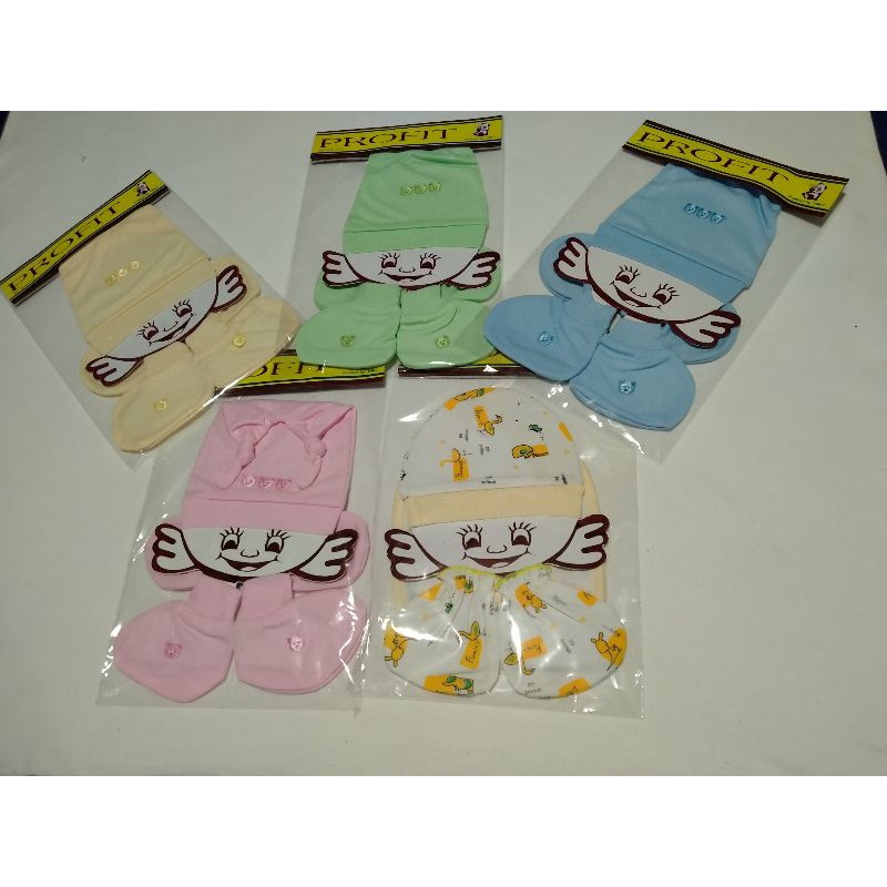 Set Topi STK Bayi Tali Pengikat Rib