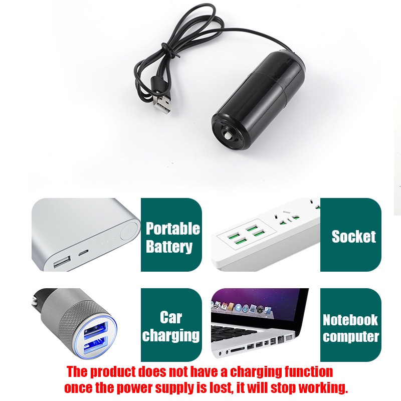 Pompa Aerator USB ac dc Airpump Aerator Usb Pompa Udara Aquarium Portable Pancing FEFARM