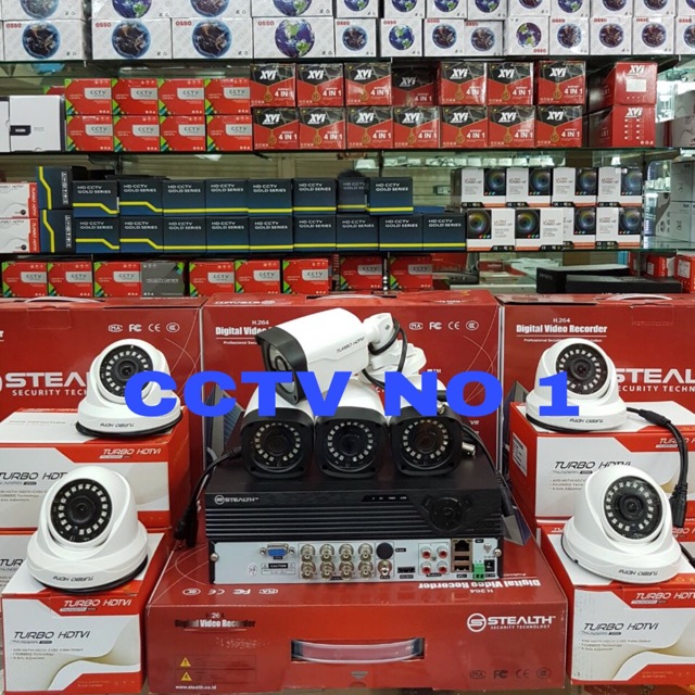 Promo paket cctv 8ch 8 kamera turbo hdtvi 3 mp murah