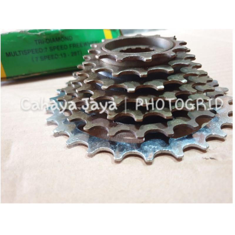 Sprocket Sproket Drat Ulir 7 Speed Freewheel 7S Sepeda TDM