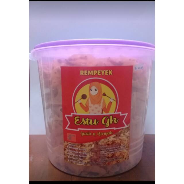 

Peyek kacang renyah gurih 750g