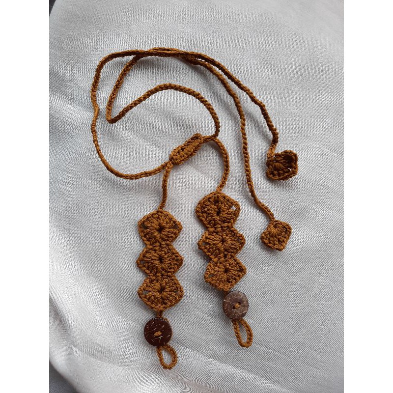 konektor masker rajut/penghubung tali masker