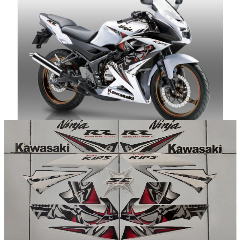 striping ninja rr SE 2013 putih