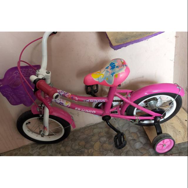 Sepeda anak perempuan second, bekas, preloved