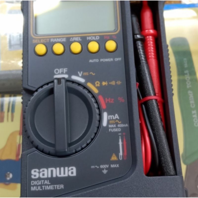 Digital Multitester Sanwa CD800A made in japan alat pengukur arus