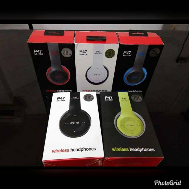 Handsfree handset earphone bando bluetooth P47 headset wireless P47