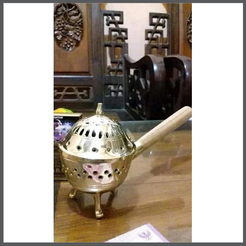 tungku ratus tangkai bahan kuningan antik