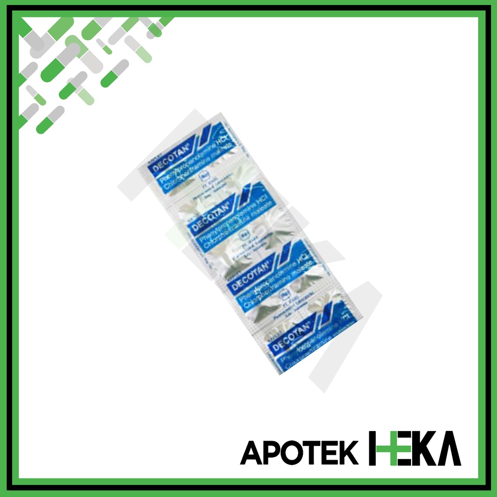 Decotan Kaplet Strip isi 10 Tablet - Obat Flu dan Pilek (SEMARANG)