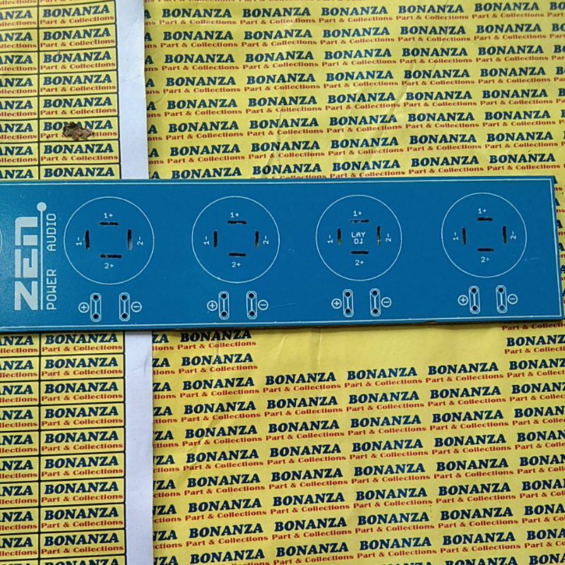 Pcb panel belakang bok 1u 1.5u 4channel