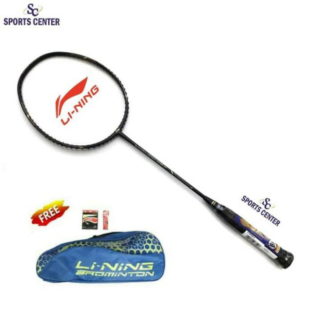 Full Set Raket Badminton Lining SS 99 ACE / SS99Ace Black Gold