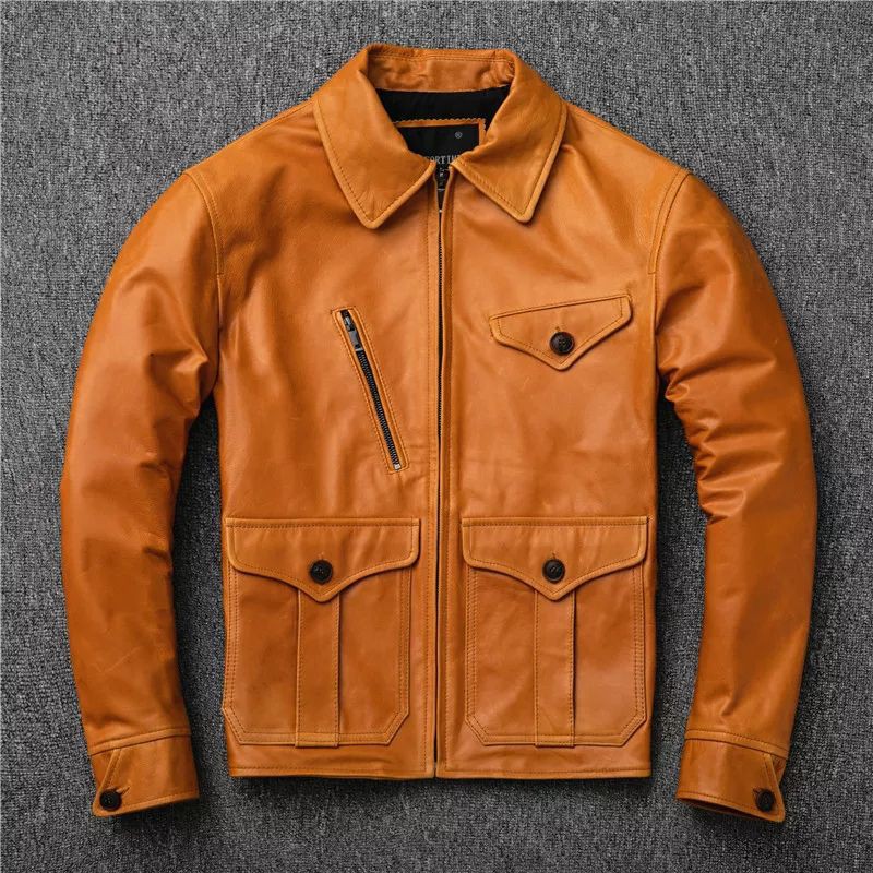 JAKET KULIT ASLI | JAKET KULIT PRIA | JAKET KULIT COWOK | JAKET KULIT PRIA ORIGINAL WARNA PREMIUM