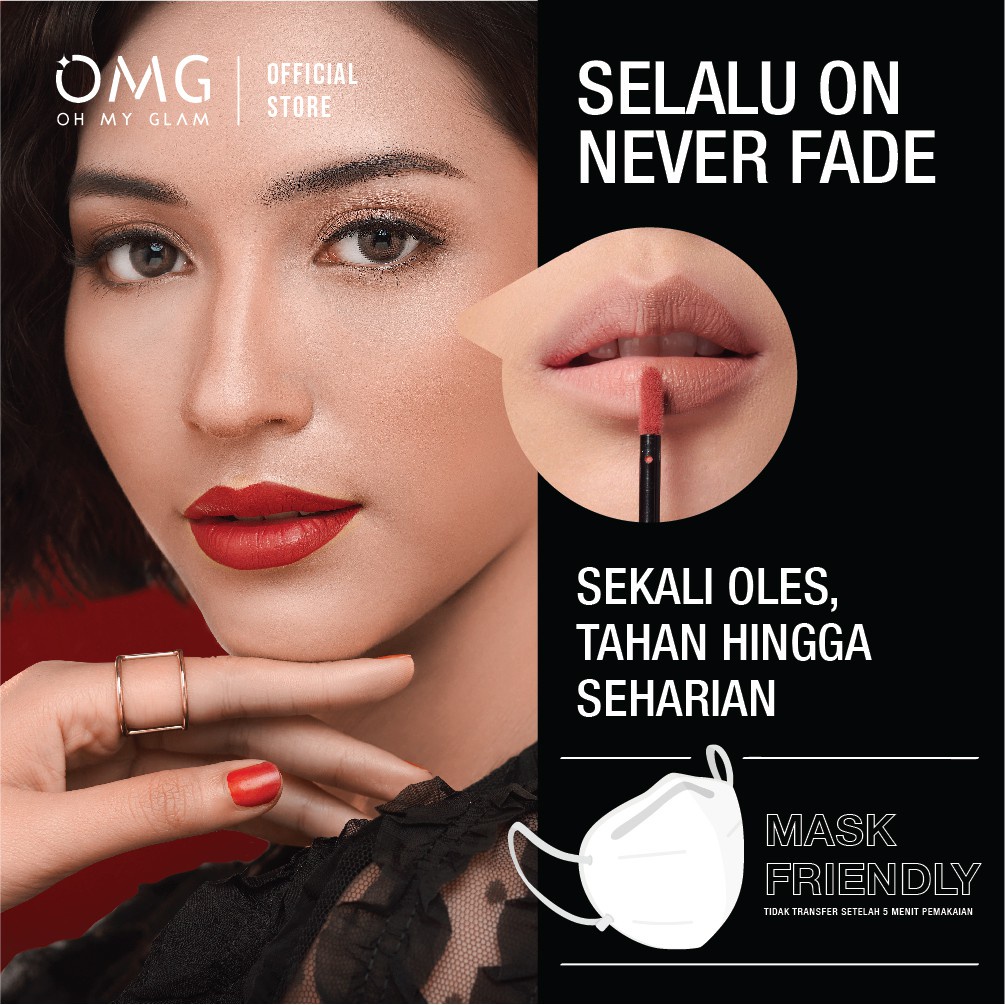 OMG Oh My Glam Matte Kiss Lip Cream