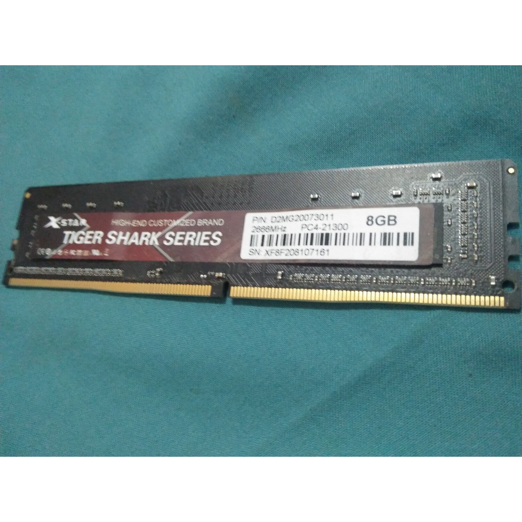 DDR4 8GB 2666MHZ DIMM RAM  XSTAR TIGER SHARK SERIES