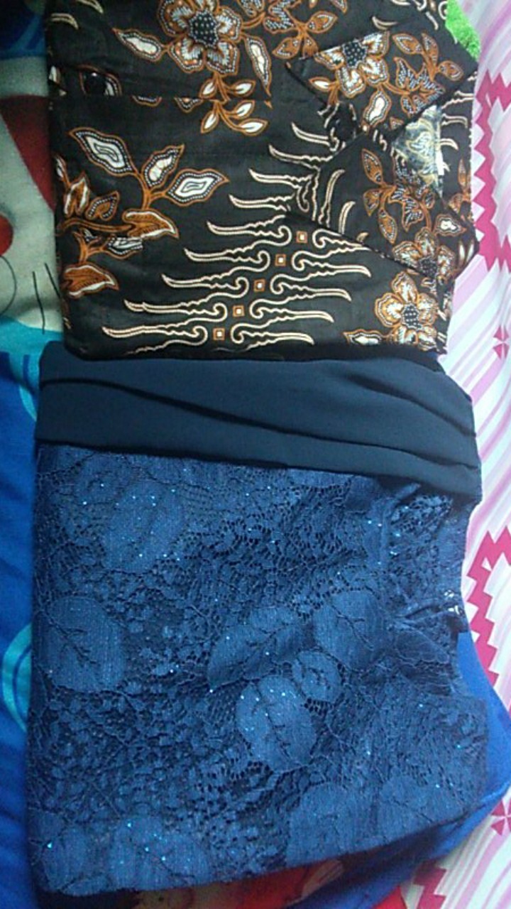Maura Couple - Sania Ruffle Batik Couple Ori Ndoro Jowi Dnt Garansi Termurah Shopee - Payet Navy