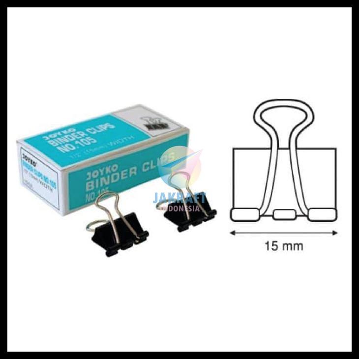 

Binder Clip Joyko 105 Penjepit Klip Kertas Dokumen Data File Kecil Kode 162