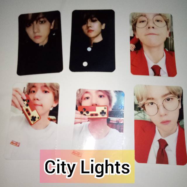 Baekhyun City Lights Photocard Kpop