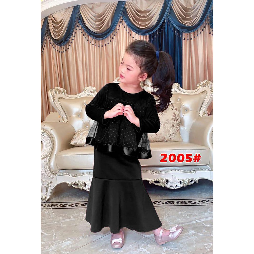 KIDS 2005# versi 8151# baju muslim anak/baju anak cople ibu//fashin anak terkini