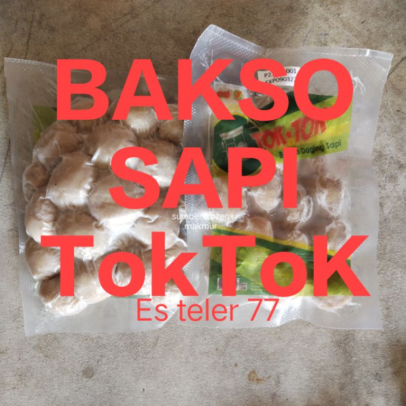 

25 butir bakso sapi tok tok, suangat enak banget.