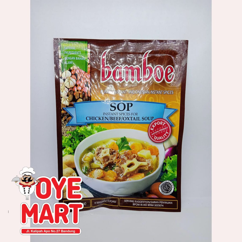 BAMBOE BUMBU INSTAN SOP 49GR / BUMBU MASAK INSTAN SOP