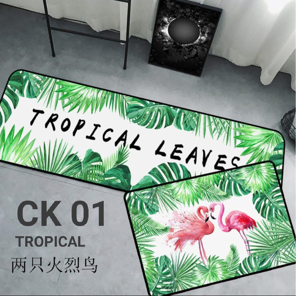 Keset anti slip 2in1 keset dapur premium anti slip