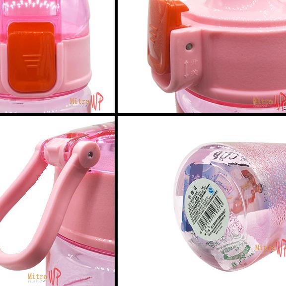 ✷ Botol Minum Language Of Cup 750 ml - Botol Minum Unik H-54 - Coklat ✶