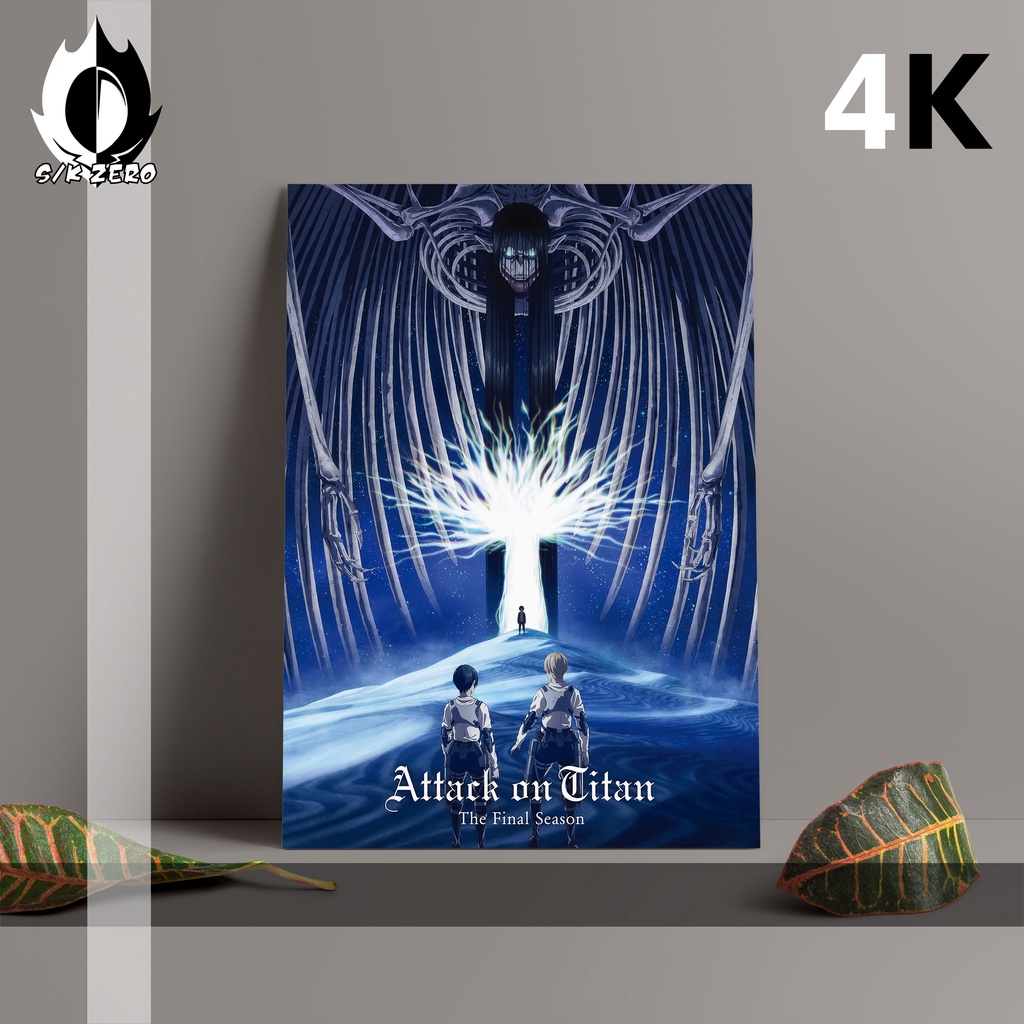 

Poster size A3 Anime Paling Lengkap - Shingeki no Kyojin (4K) (Portrait)